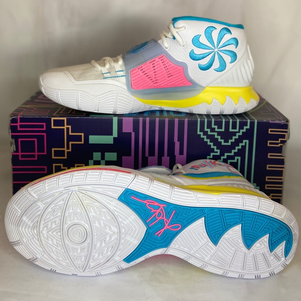 Nike Kyrie 6 Neon Graffiti (90’s) sz14